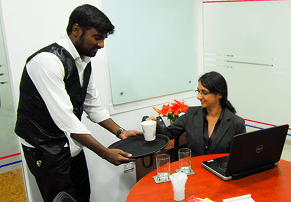 serviced office space
