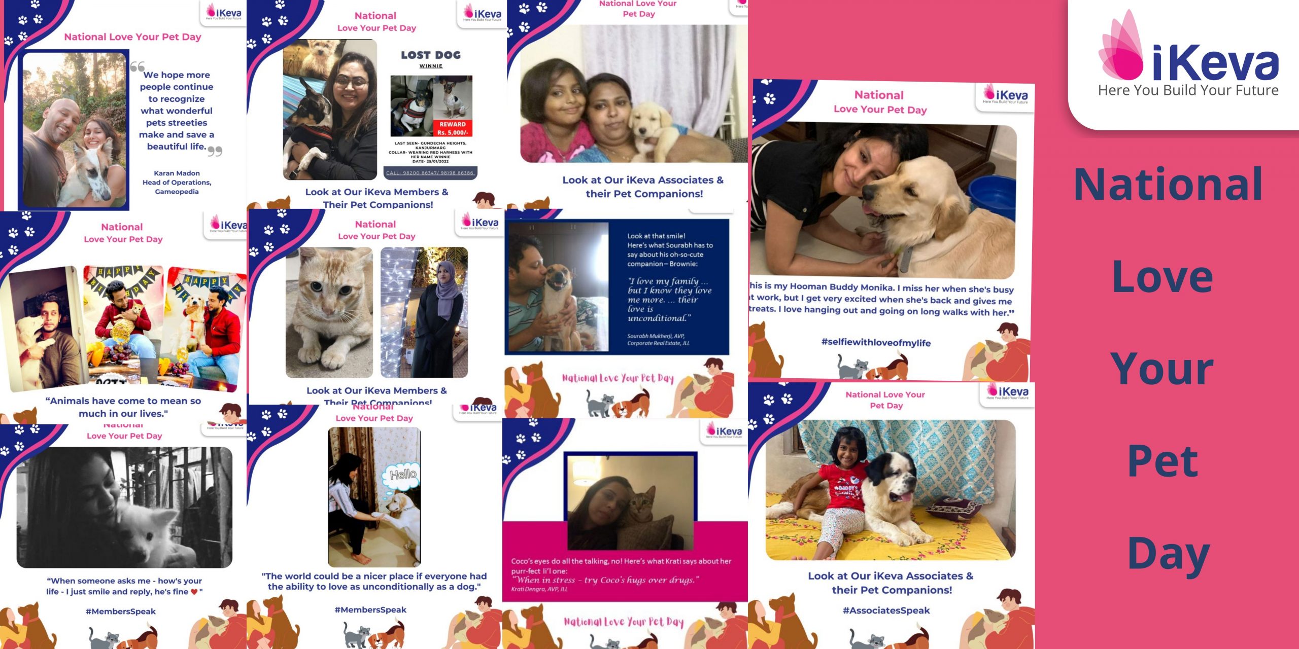National Love Your Pet Day celebration at iKeva